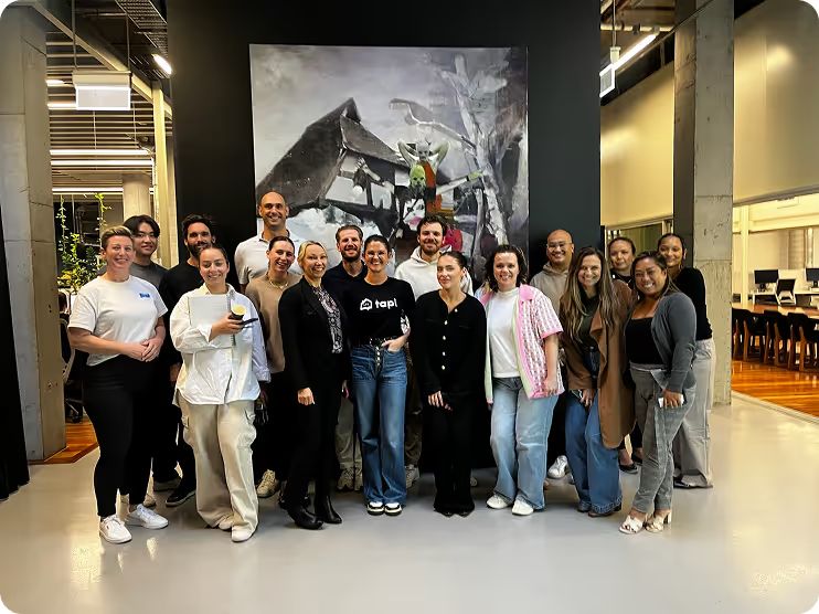 The Tapi team with property managers in their own workspace.